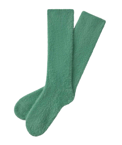 Ribbed Feather Knit Socks